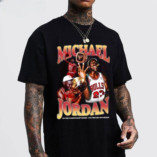 Discover Vintage 90s Basketball Bootleg Style Unisex Tee T shirt