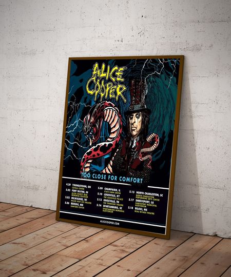 Discover Alice Cooper - Tour 2023 Shreveport Poster