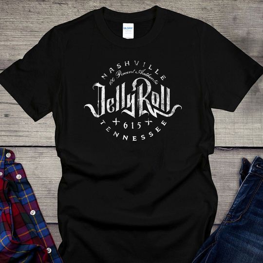 Discover Jelly Roll Nashville Tour T-Shirt for Concert Goers
