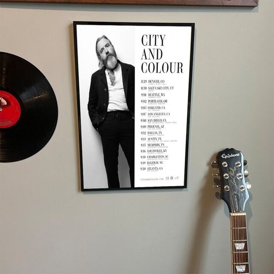 Discover City and Color 2023 tour poster