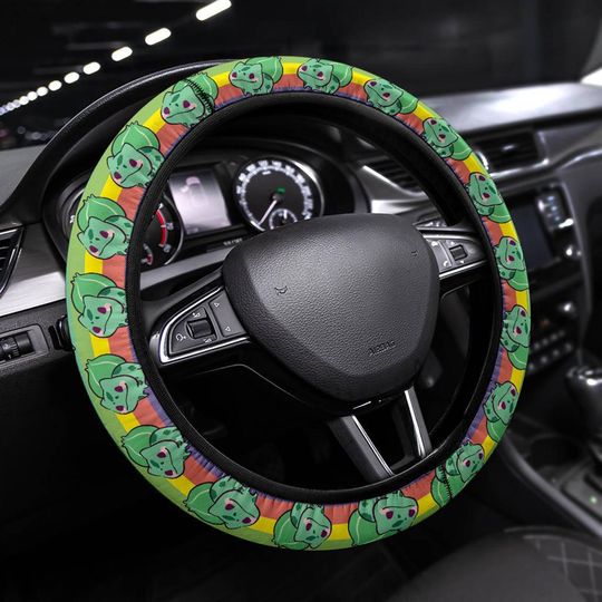 Discover PKM Wheel Cover | Bulbasaur Ivysaur Venusaur Anime Car Accessories Decor