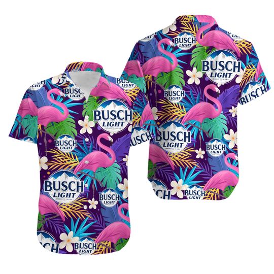Discover Light Beer flamingo Unisex Hawaiian Shirt