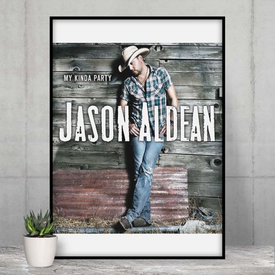 Discover maret21 Jason Aldean - My Kinda Party - Am Premium Matte Vertical Poster