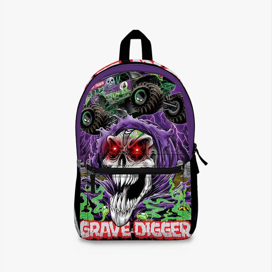 Discover monster truck Grave  Digger Backpack