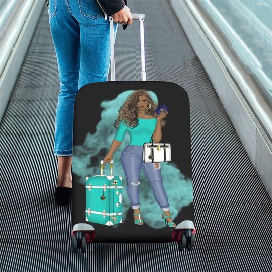 Discover African American Luggage Cover, 22 Inch Luggage Cover Suitcase Protector