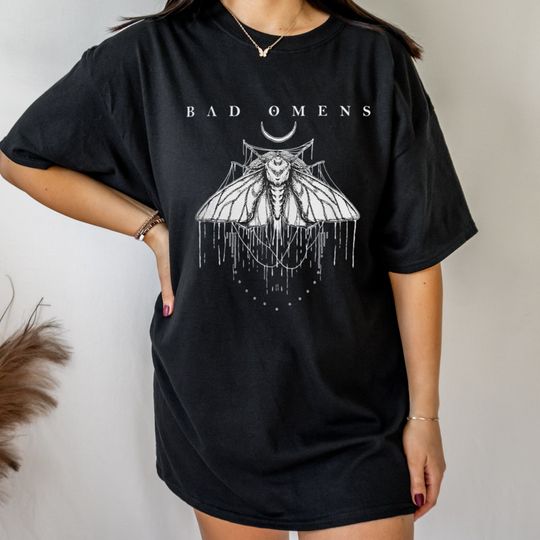 Discover Bad Omens Moth T-shirt, The Death of Peace of Mind, Metal Shirt
