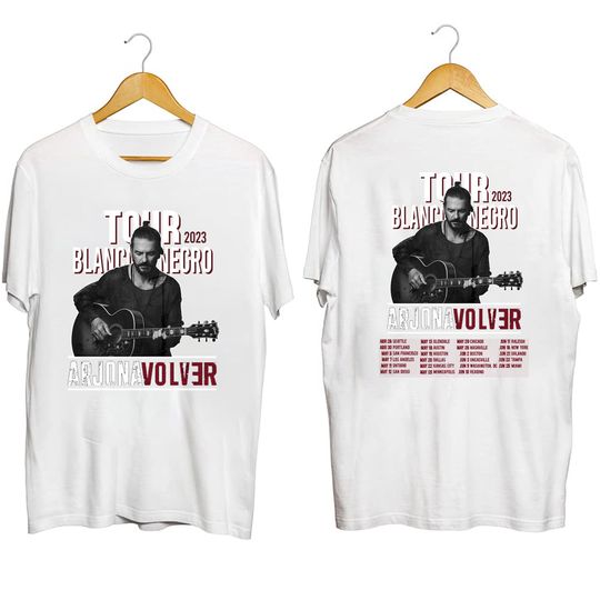 Discover Ricardo Arjona 2023 Concert Shirt, Ricardo Arjona Black and Black 2023 Tour Shirt