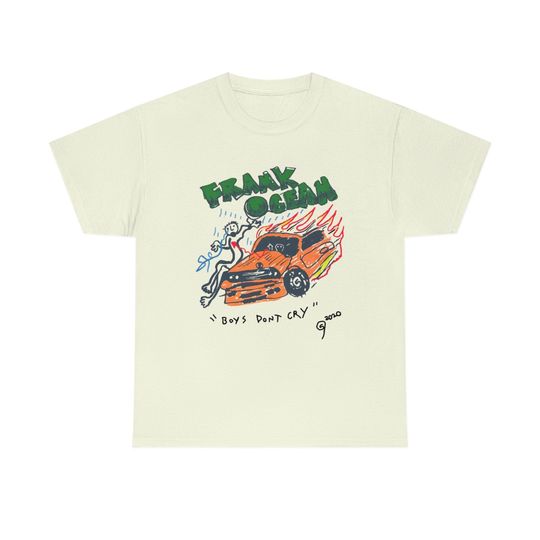 Discover Frank Ocean T-Shirt - Boys Don't Cry Tribute