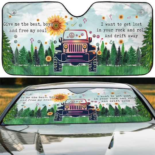 Discover Jeep Car Windshield Sun Shade