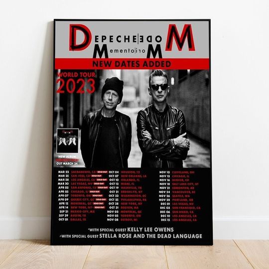 Discover Memento Mori World Tour 2023 Poster, Memento Mori Album Poster