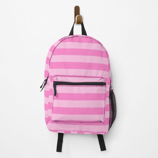 Discover Pink on Pink Stripes Backpack
