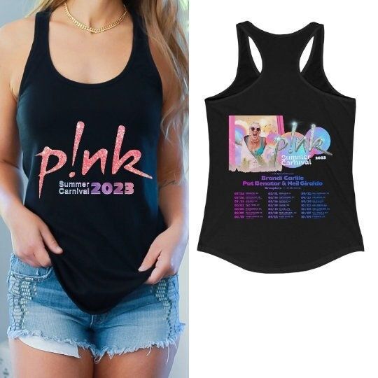Discover P!nk Tank Top ,P!nk Summer Carnival 2023 Shirt Concert Shirt
