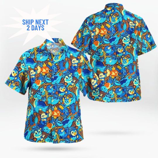 Discover PKM Blue Summer Hawaiian Shirt