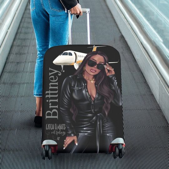 Discover Personalized I AM Sexy Diva Catch Flights not Feelings Luggage Cover