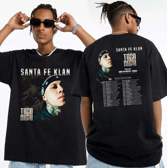 Discover Santa Fe Klan Everything and nothing Tour 2023 Shirt