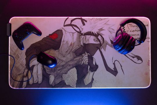 Discover Anime LED Mouse Pad - Kakashi Sensei