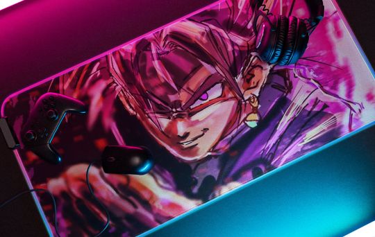 Discover Dragon Ball Z LED Mouse Pad - Goku Black