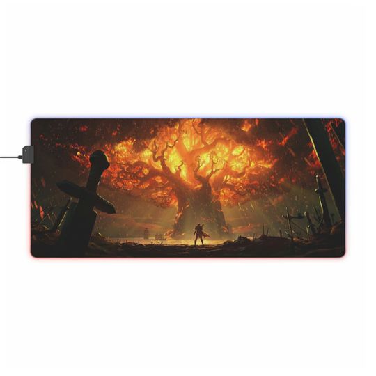 Discover Elden Ring LED Gaming Mouse Pad