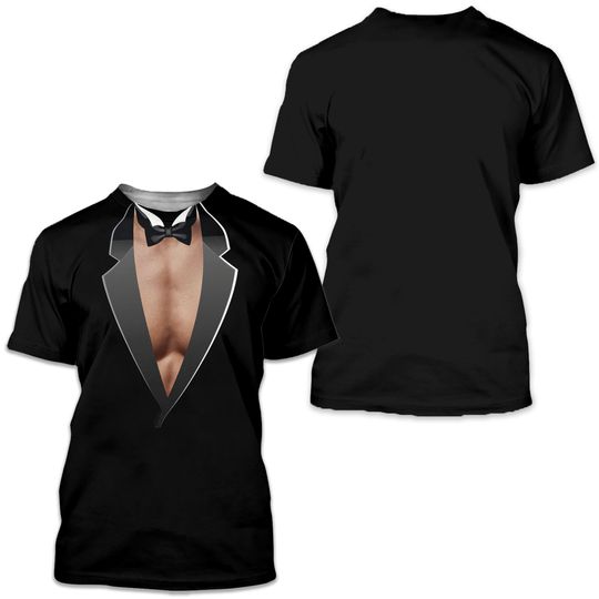 Discover Tuxedo Muscles Mens T-Shirt
