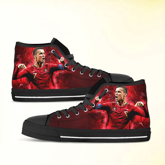 Discover Ronaldo shoes, high top sneakers. Birthday gift