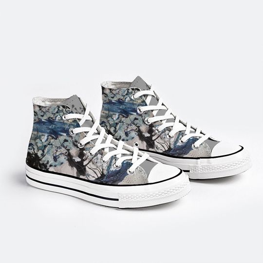Discover Custom Classic Shoes Unisex High Top Canvas Sneakers