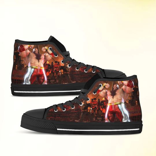 Discover Street Fighter 6 shoes, high top sneakers. Birthday gift