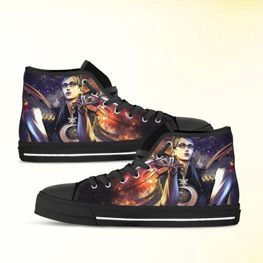 Discover Bayonetta shoes, high top sneakers. Birthday gift
