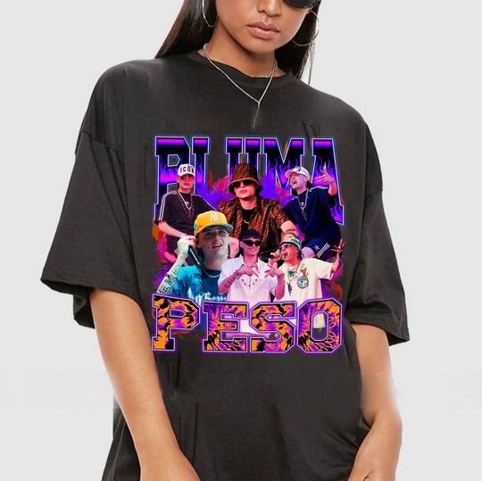 Discover Vintage Peso Pluma Shirt, Rapper Peso Pluma T-Shirt