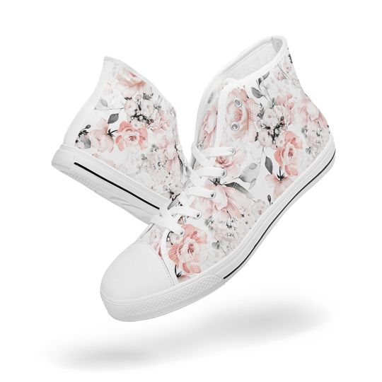 Discover Vintage high top shoes cute, wedding floral