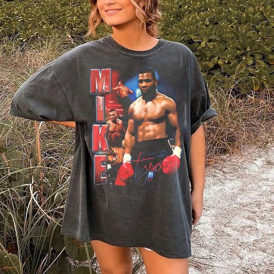 Discover Vintage Mike Tyson Marino Morwood Tee Shirt