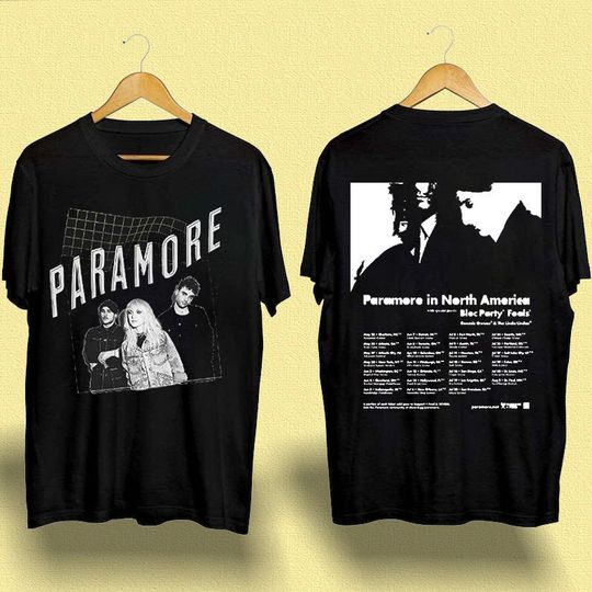 Discover Paramore 2023 Tour Shirt - North America Tour Merchandise