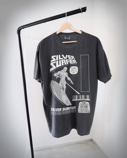 Discover 90s Styled The Silver Surfer Shirt, Silver Surfer T-Shirt