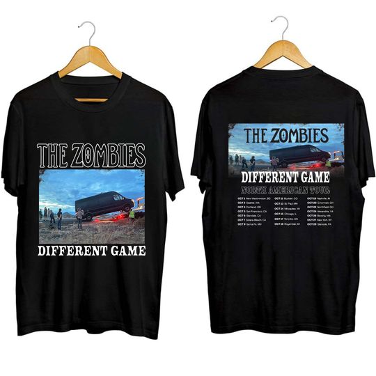 Discover The Zombies Different Game Tour 23 Shirt, The Zombies Rock Band Fan Shirt