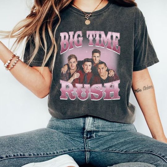 Discover 90s Vintage Big Time Rush Band Shirt, Big Time Rush Vintage Shirt