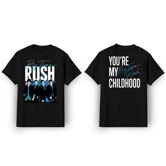 Discover Big Time Rush Concert Shirt - Childhood Memories