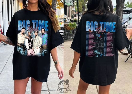 Discover Big Time Rush Can't Get Enough Tour 2023 Shirt