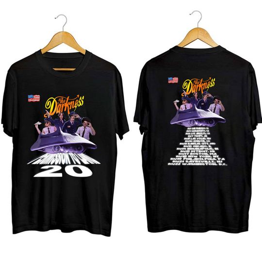 Discover The Darkness Permission to Land 20 Shirt, The Darkness Band Fan Shirt