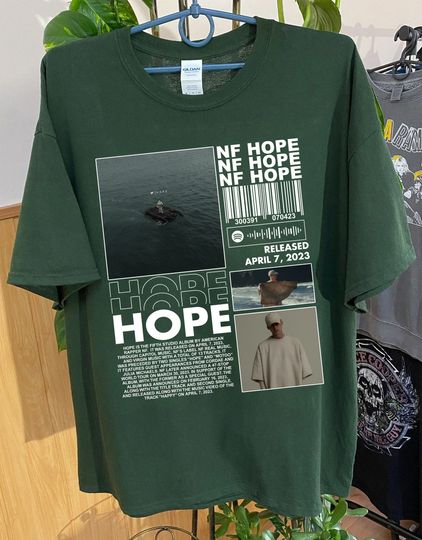 Discover Vintage NF Rapper Shirt, Hope Album 90s Y2K Merch Vintage Rapper Hiphop Shirt
