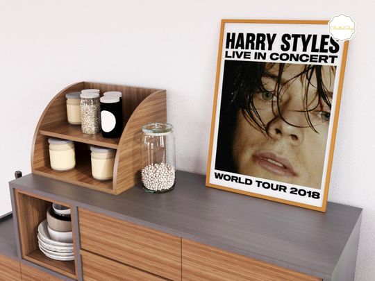 Discover Harrystyles Live In Concert Poster -  2018 World Tour Print - Harrystyles Tour Wall Decor, Concert Wall Art