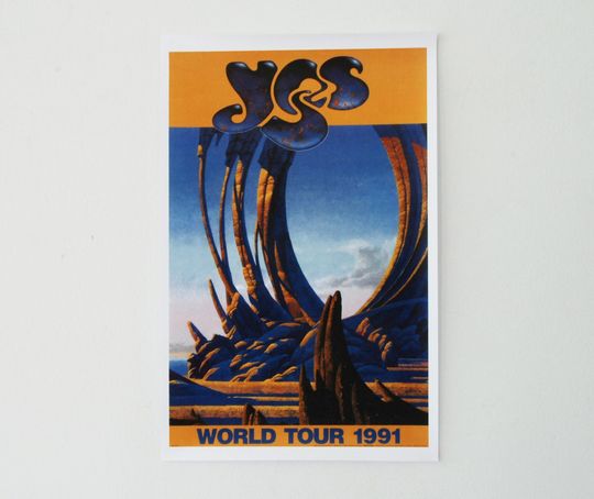 Discover Yes, Union World Tour Poster - Rare Vintage Classic