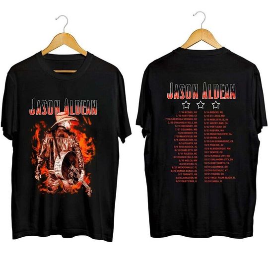 Discover Vintage Jason Aldean Fans Shirt, Jason Aldean Highway Desperado Tour 2023 Shirt