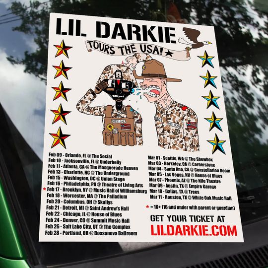 Discover Lil Darkie Tour 2023 Poster