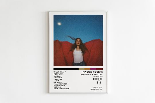 Discover Maggie Rogers - Heard It In A Past Life Album Poster