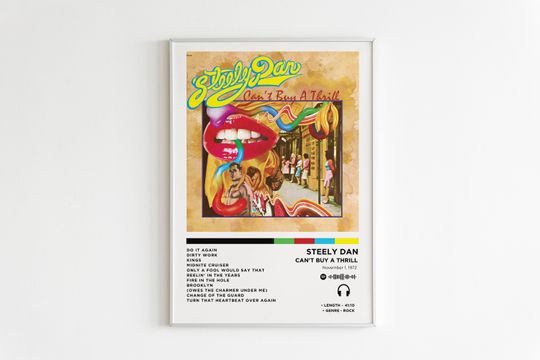 Discover Steely Dan - Can't Buy A Thrill Album Poster