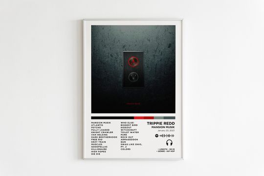 Discover Trippie Redd - Mansion Musik Album Poster