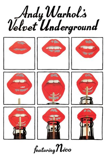 Discover Velvet Underground Lips Vintage Poster