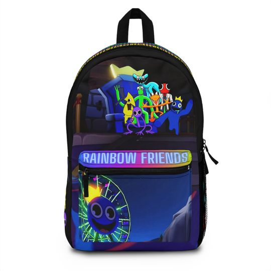 Discover Rainbow Friends 2 with Cyan and Yellow Backpack