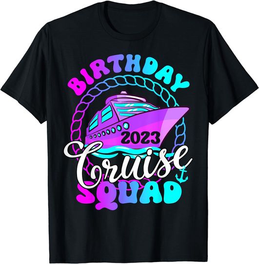 Discover Family Trip 2023 Birthday Cruise Squad, Girls Gone Cruising T-Shirt