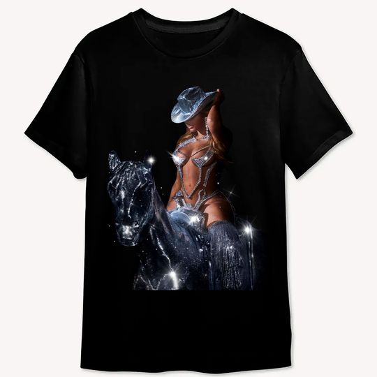 Discover Beyonce Tour 2023 Tee, Vintage Beyonce Unisex Black T-Shirt
