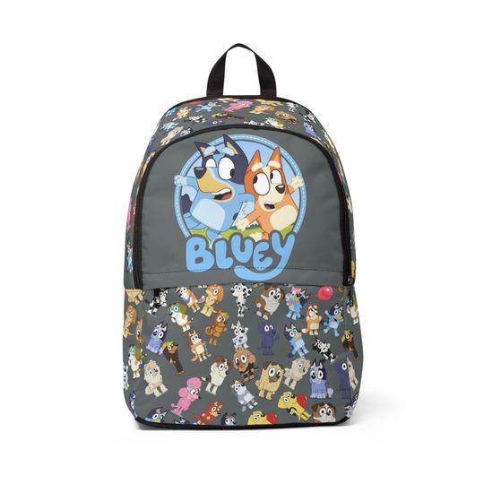 Discover Blue Dog Inspired Unisex School Backpack